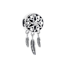 Load image into Gallery viewer, 925 Sterling Silver Dream Catcher Bead Charm