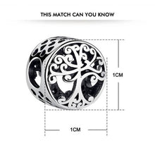 Load image into Gallery viewer, 925 Sterling Silver Openwork Tree of Life Bead Charm