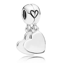 Load image into Gallery viewer, 925 Sterling Silver Mother and Son Love SET Dangle Charm