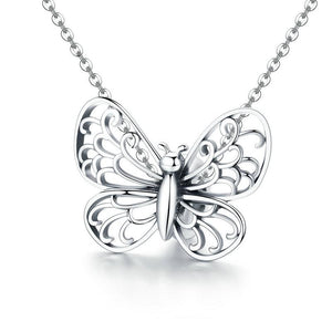 925 Sterling Silver Large Size Openwork Butterfly Stopper