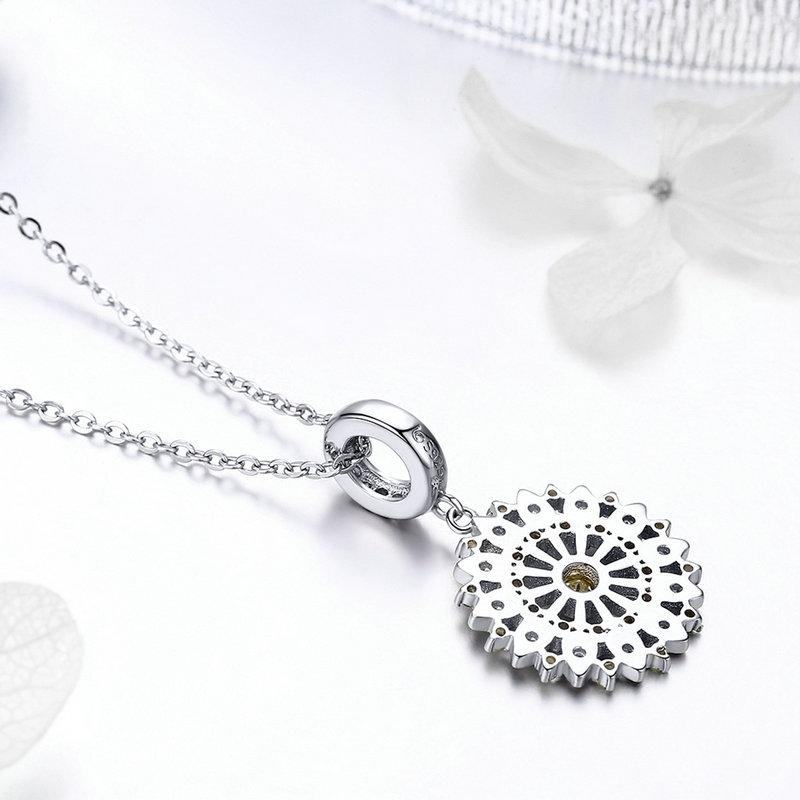 FASHIONABLE PENDANTS SHINING ZIRCON 925 SILVER CHARM