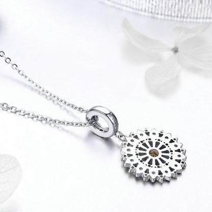 FASHIONABLE PENDANTS SHINING ZIRCON 925 SILVER CHARM