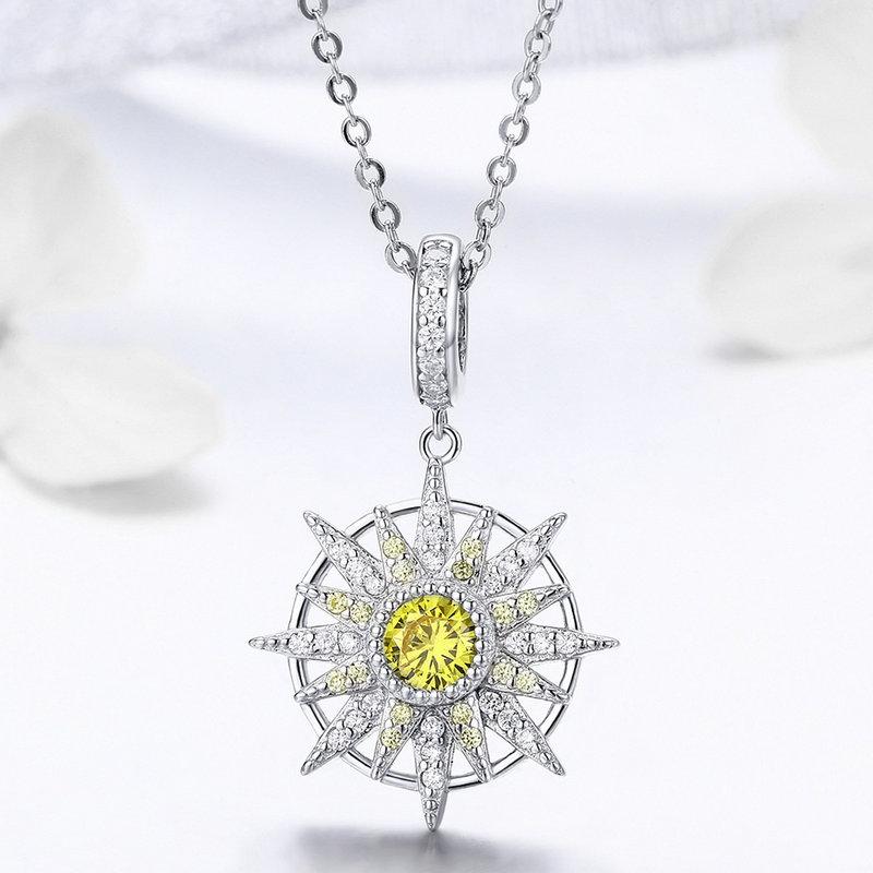 STERLING SILVER Sun Charm