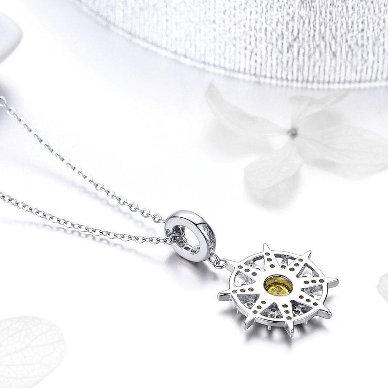 STERLING SILVER Sun Charm