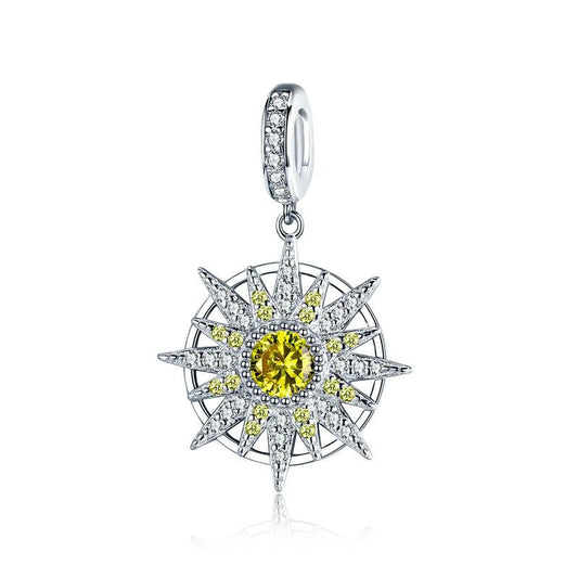STERLING SILVER Sun Charm