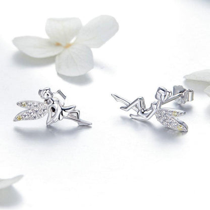 SPRING ELEVS 925 SILVER JEWELRY ZIRCON EARRINGS