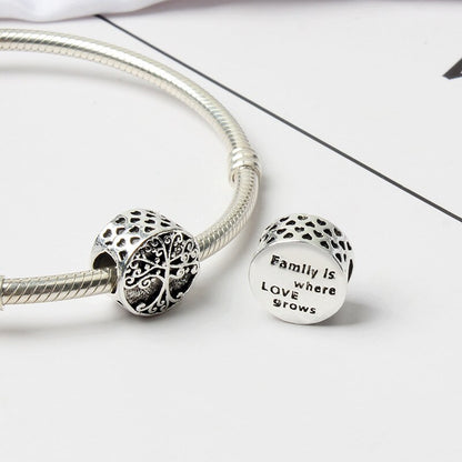 "Family Is Where Love Grows" Bead Charm