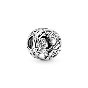925 Sterling Silver Han Solo And Leia Kiss Bead Charm