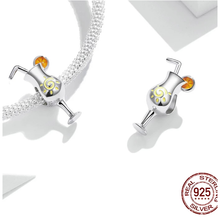 Load image into Gallery viewer, 925 Sterling Silver Martini Cocktail Bead Charm