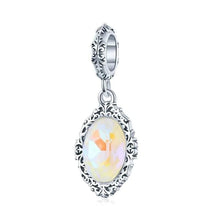 Load image into Gallery viewer, 925 Sterling Silver Magic Mirror Fairy Tale Dangle Charm