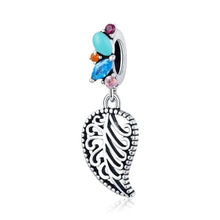 Load image into Gallery viewer, 925 Sterling Silver Bohemian Style Leaf Dangle Charm