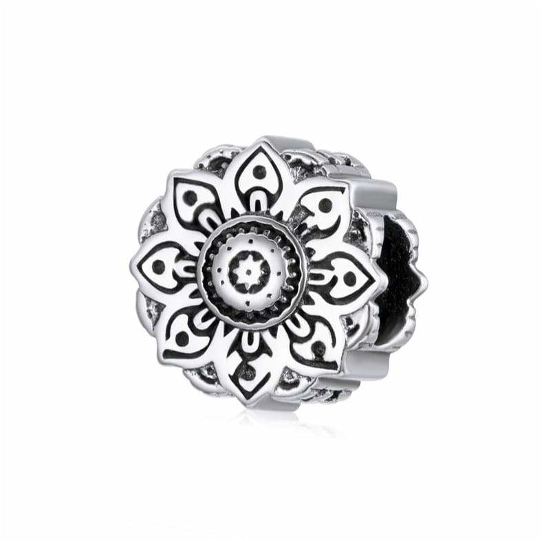 Bohemian Vintage Flower Bead Charm