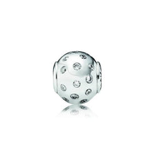 Load image into Gallery viewer, 925 Sterling Silver CZ Spots Mini ME Bead Charm