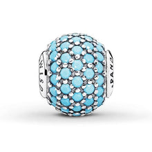 Load image into Gallery viewer, 925 Sterling Silver Blue Enamel Mini ME Bead Charm