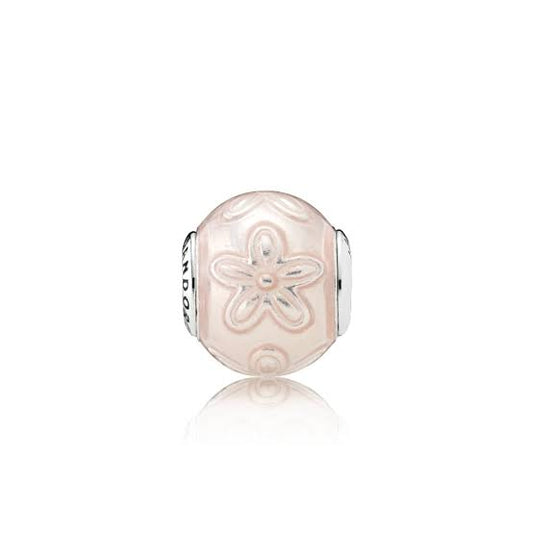 Orange Flower Murano Mini ME Bead Charm