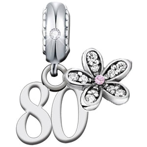 925 Sterling Silver 80 and Fabulous Dangle Charm
