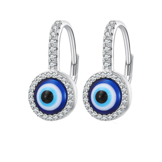 Evil Eye Drop Earrings