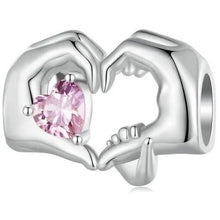 Load image into Gallery viewer, 925 Sterling Silver Hands Full Love Charm