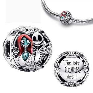 925 Sterling Silver Nightmare Before Christmas Bead Charm