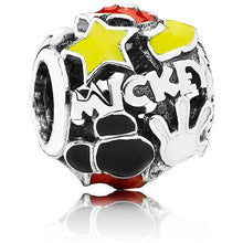 Load image into Gallery viewer, 925 Sterling Silver Enamel Disney Mickey Mouse Bead Charm