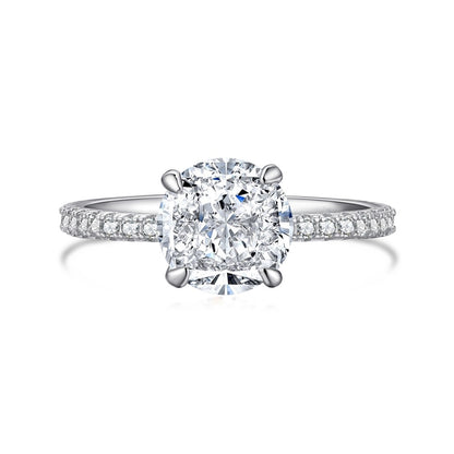 Clear CZ Round Solitaire Ring