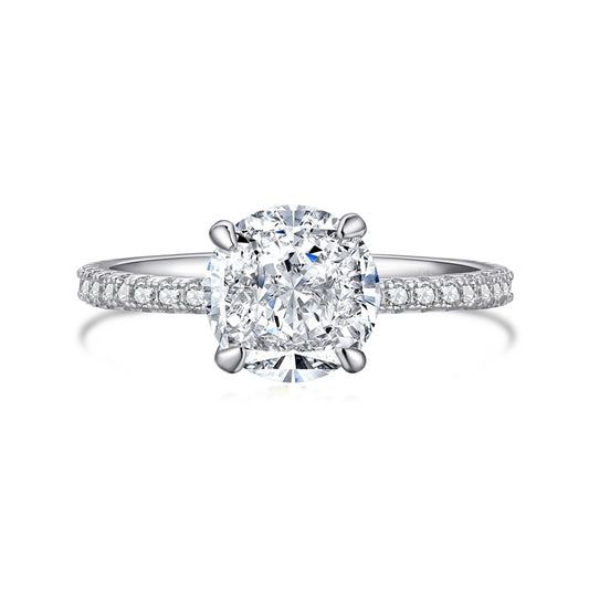 Clear CZ Round Solitaire Ring