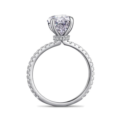 Clear CZ Round Solitaire Ring