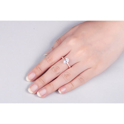 CZ Teardrop Ring