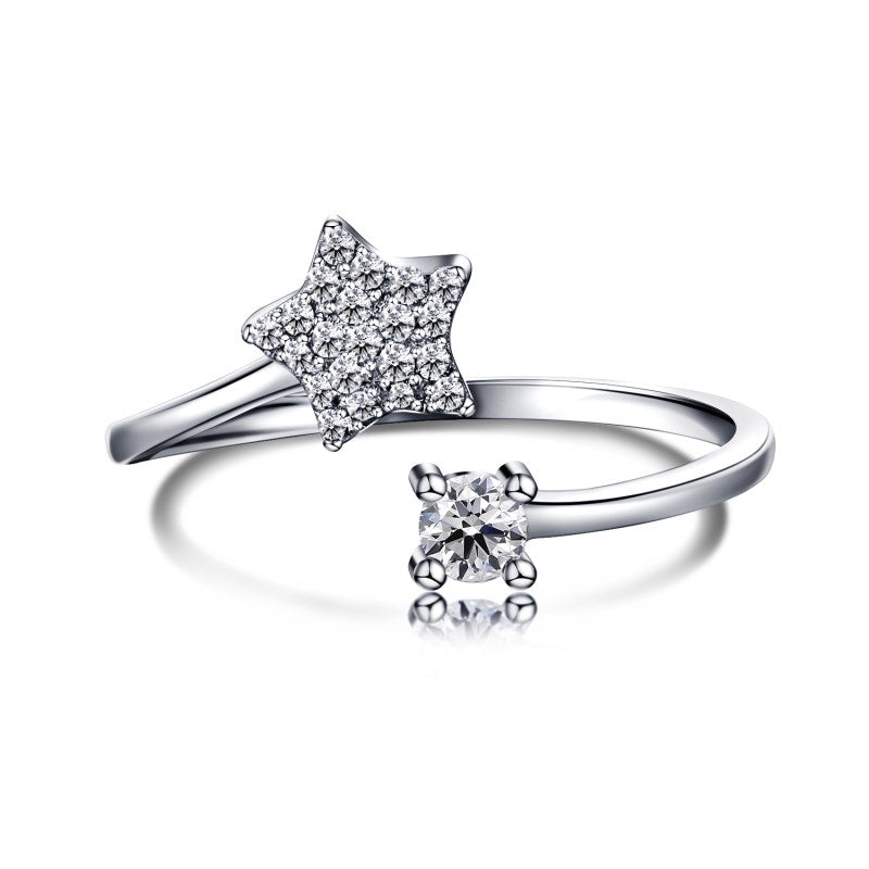 CZ and Star Ring