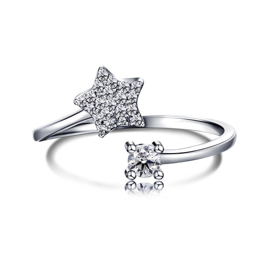 CZ and Star Ring