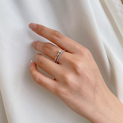 Spiral Solitaire Ring