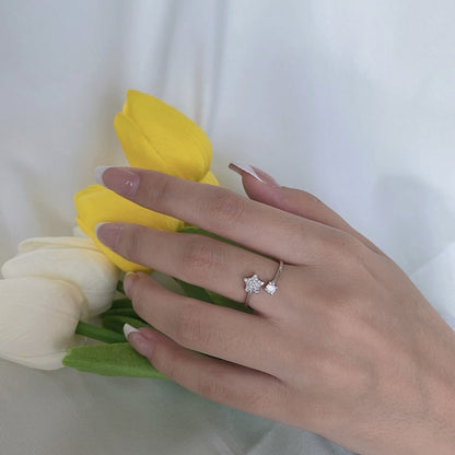CZ and Star Ring
