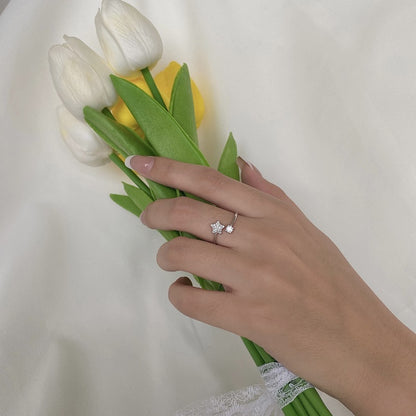 CZ and Star Ring