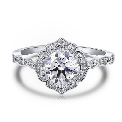 Clear CZ Vintage Ring