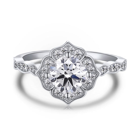 Clear CZ Vintage Ring