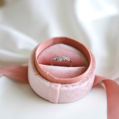 CZ Daisy Ring