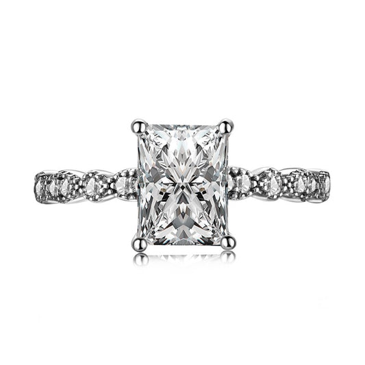 CZ Rectangle Ring