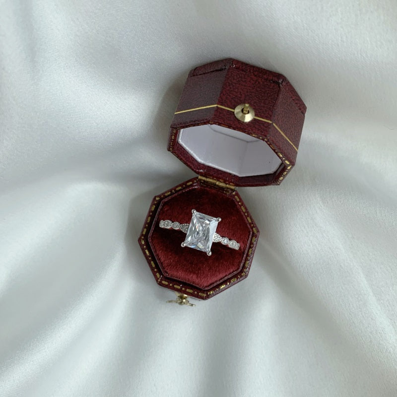 CZ Rectangle Ring