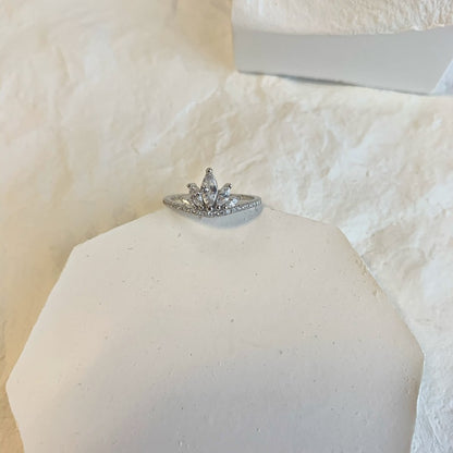 CZ Crown Ring