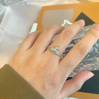CZ Crown Ring
