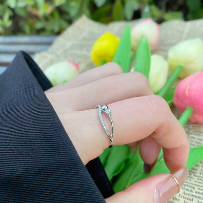 CZ Wave Ring