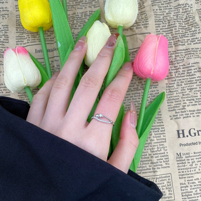 CZ Wave Ring