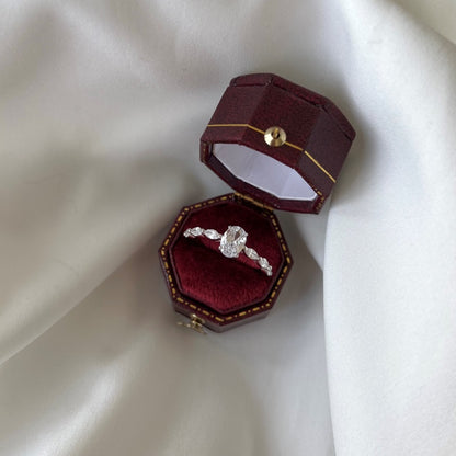 CZ Oval Ring