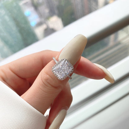 Extravagant CZ Rectangle Ring
