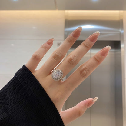 Oval Vintage CZ Ring