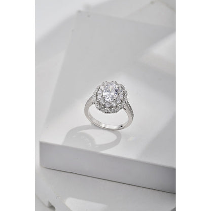 Oval Vintage CZ Ring