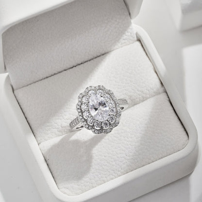 Oval Vintage CZ Ring