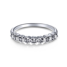 Load image into Gallery viewer, 925 Sterling Silver Round CZ Band