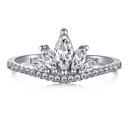 CZ Crown Ring