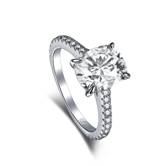 CZ Oval Ring
